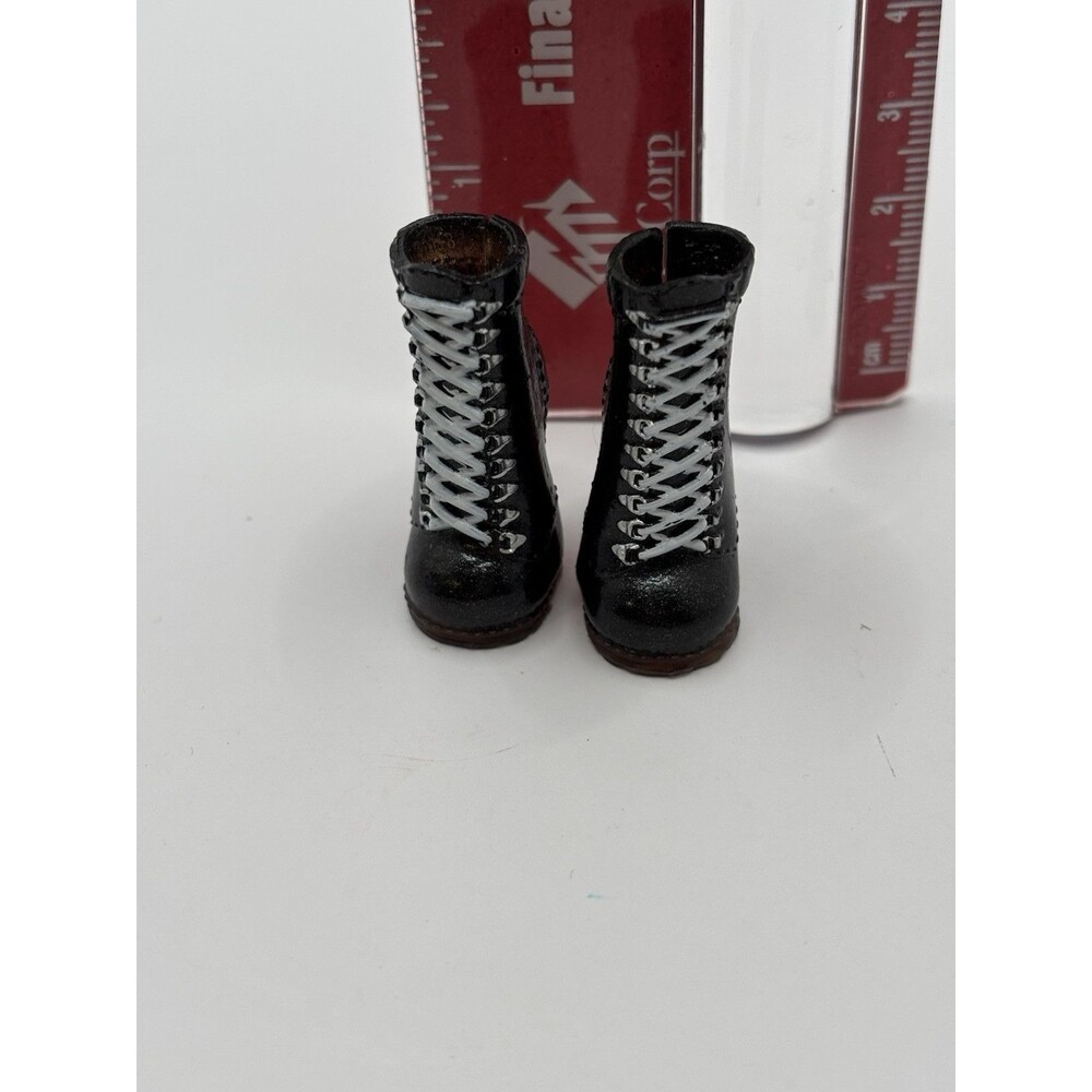 Barbie Doll Modern Lace Up Squishy Textured Boots - Ships Fast ~ Rare